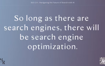 From my 2024 Lesbians Who Tech talk on AI and the future of digital marketing — a reminder that SEO will always matter, even in an AI-powered landscape. Slide from Rocio Sanchez's “SEO 2.0: Navigating the Future of Search with AI” presentation, displaying the quote: “So long as there are search engines, there will be search engine optimization.”